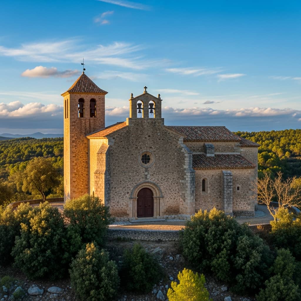 generame una imagen de la iglesia de santa eulalia de lians